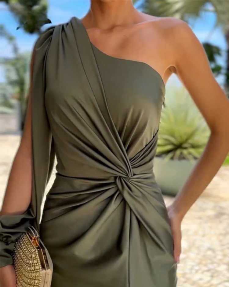 Gladys™ | Elegant One-Shoulder-klänning