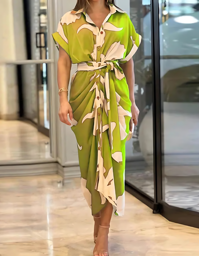 Amalia™ | Lyxig Omlott Maxiklänning