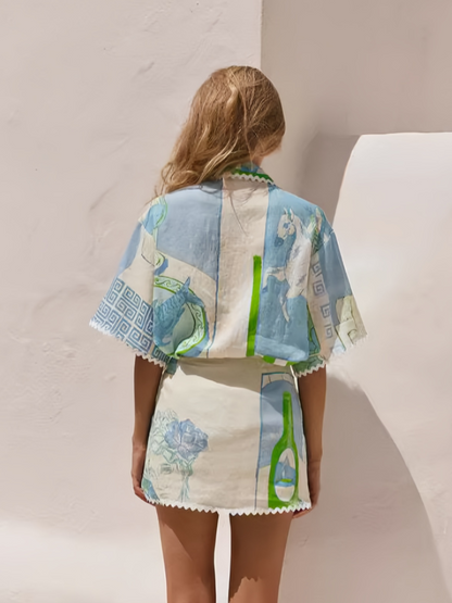 Zenia™ Boho Set | Sommarens charmiga blommelöfte