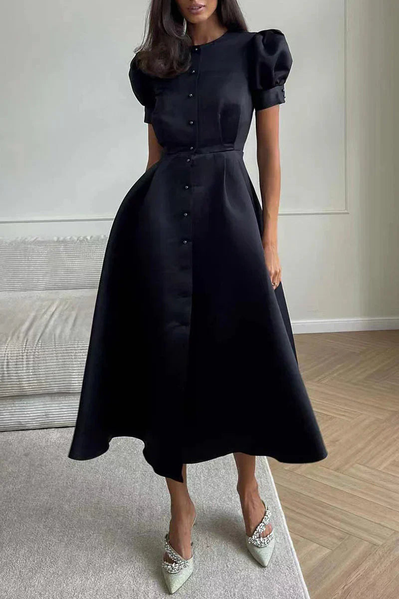 Amelia™ | Elegant Sommarklänning med Mönster