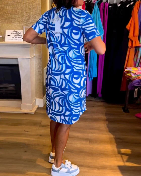 Elina™ | Sommarklänning med V-ringning