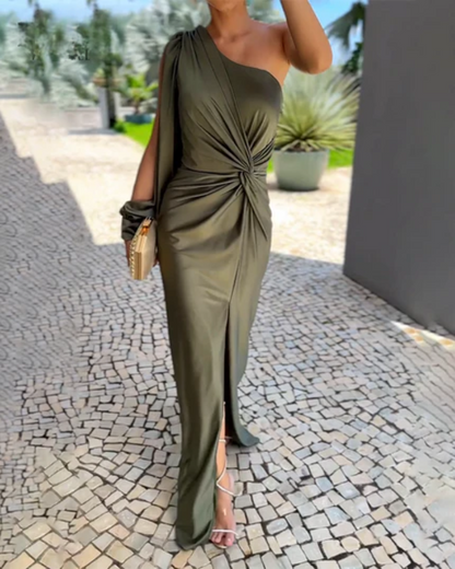 Gladys™ | Elegant One-Shoulder-klänning