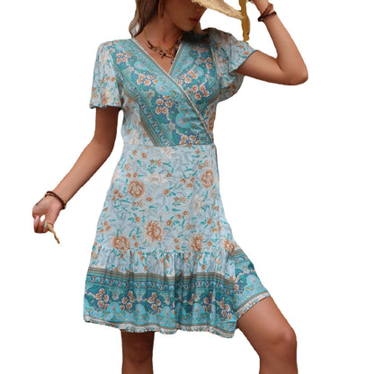 Carmen™ | Bohemisk Blomsterklänning