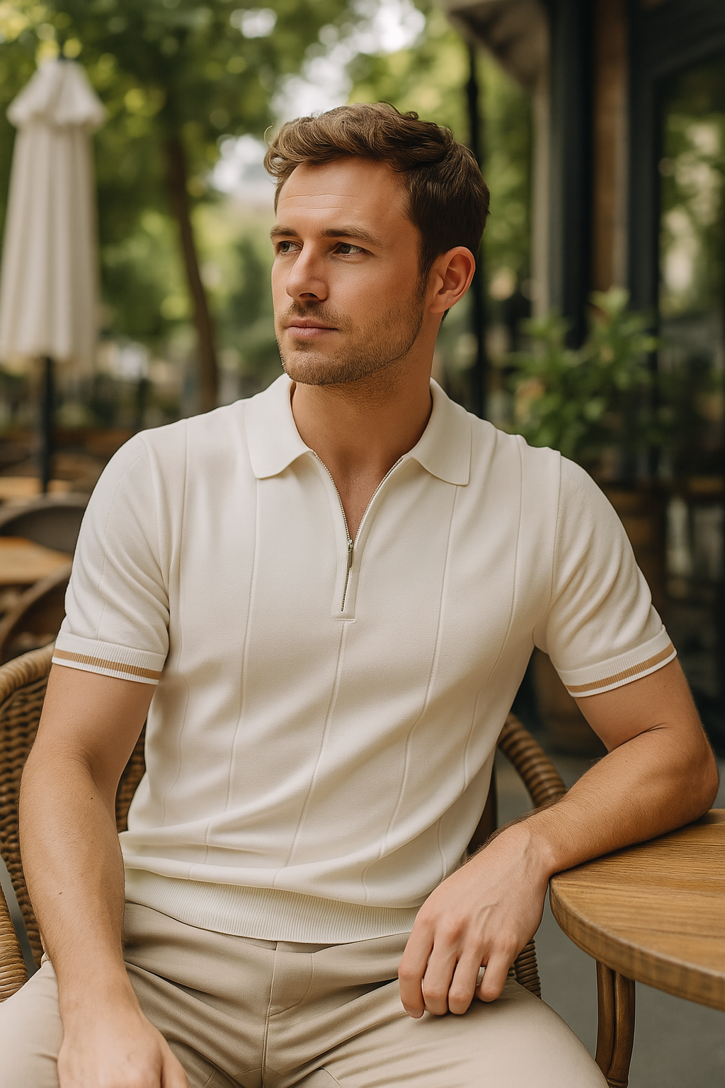 Nils™ | Zip-Piké i Viscoseblandning