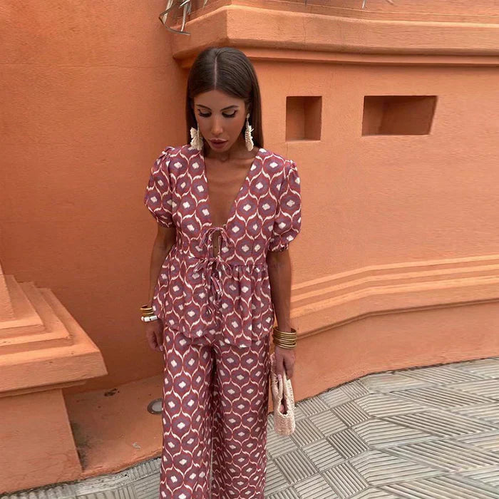 Lesley™ | Chic Sommarset i Två Delar