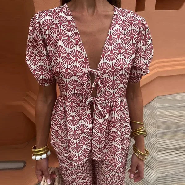 Lesley™ | Chic Sommarset i Två Delar