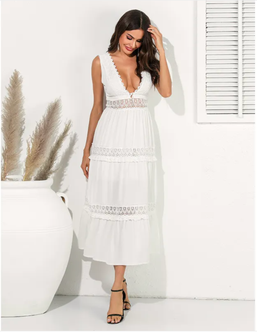 Maja™ | Elegant Spetsklänning