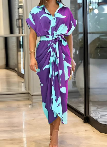 Amalia™ | Lyxig Omlott Maxiklänning