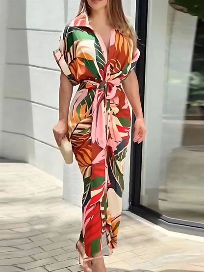 Amalia™ | Lyxig Omlott Maxiklänning