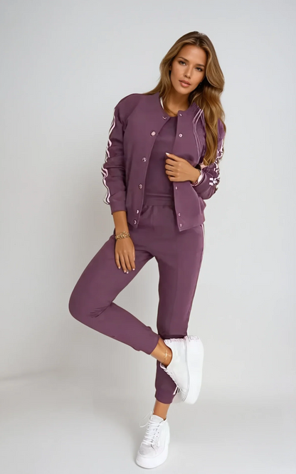 Camille™ | Silkeslen 3‑delad Lounge & Träningsset