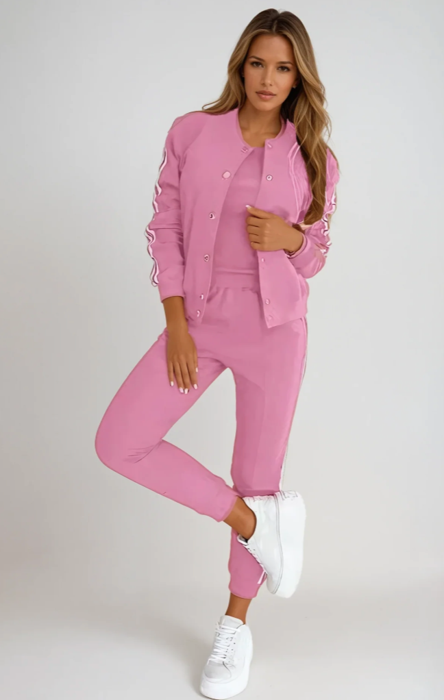 Camille™ | Silkeslen 3‑delad Lounge & Träningsset