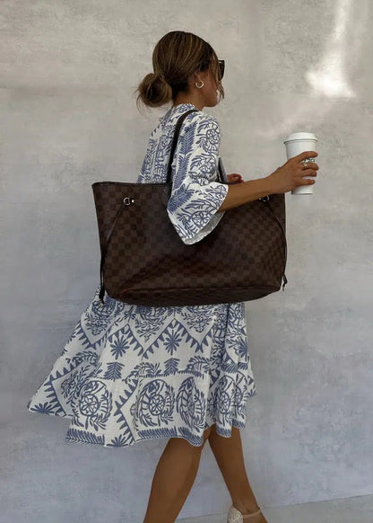 Ebba™ | Avslappnad kaftanklänning