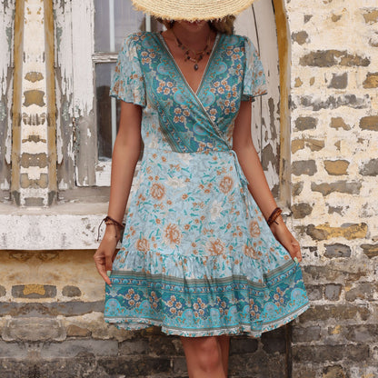 Carmen™ | Bohemisk Blomsterklänning