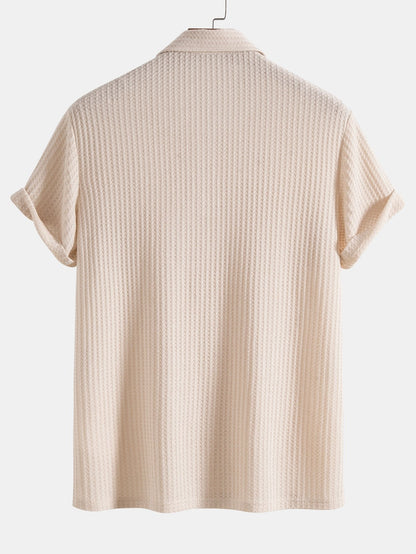 Erik™ | Waffle Knit Pikétröja