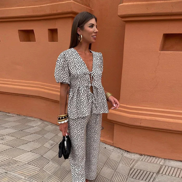 Lesley™ | Chic Sommarset i Två Delar